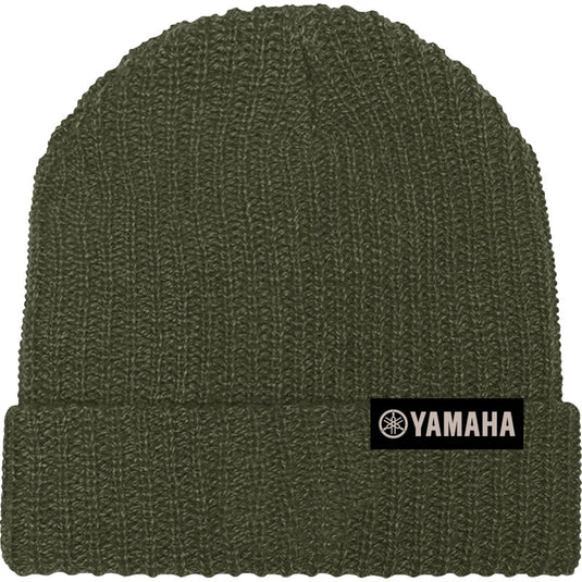 Yamaha Collection Yamaha Racing Beanie (One Size Fits All, Olive)