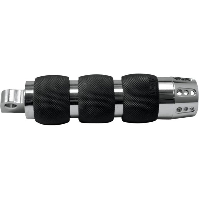 Avon Grips FP-AIR-90-CH-GA Gatlin Air Cushioned Male-Mount Footpegs - Chrome