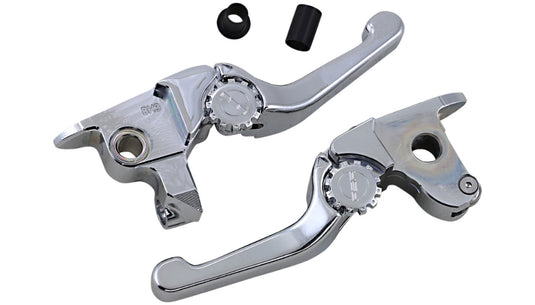 Powerstands Racing 12-01654-20 Anthem Shorty Lever Set - Chrome