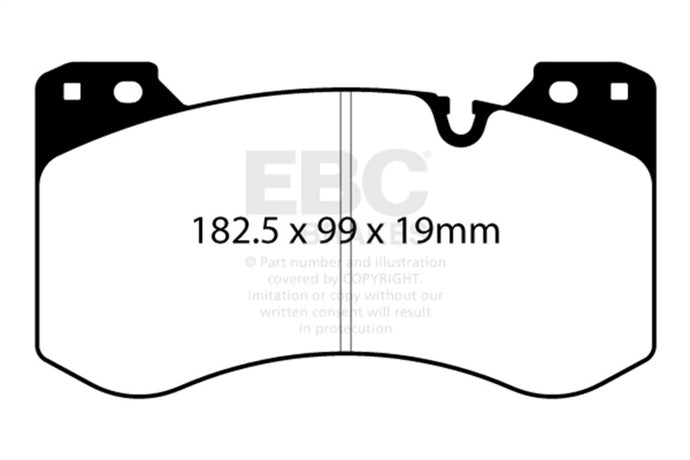 Ebc DP42454R EBC Yellowstuff Brake Pad Sets