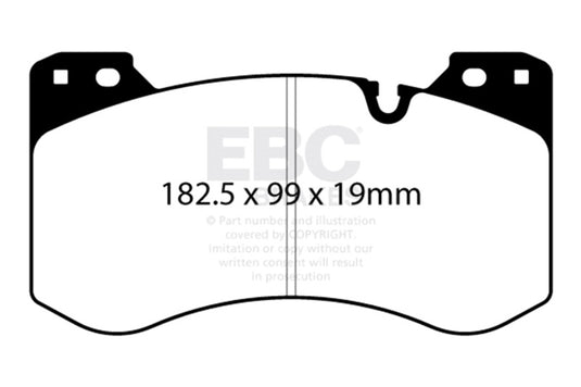 Ebc DP42454R EBC Yellowstuff Brake Pad Sets