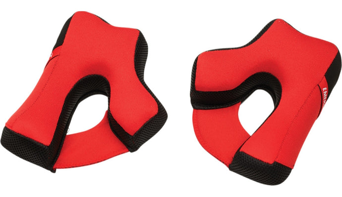 Thor Ckeek Pads for Reflex Helmets - Red - 40mm - XS