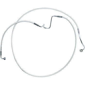 Magnum AS370184 Sterling Chromite Designer Series ABS Touring Dual-to-Single Conversion Brake Line - +4in. Length