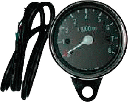 Harddrive 21-6910 Mini 8000rpm Tachometer - Black Face