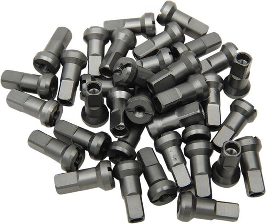 Moose Racing 24-840 MX1 Billet Spoke Nipples - 8 Gauge - Titanium