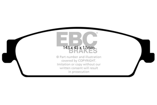 Ebc DP41780R EBC Yellowstuff Brake Pad Sets