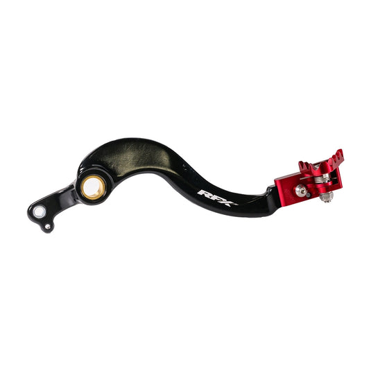 Rfx FXRB 10100 99RD Pro Series Rear Brake Pedal with Folding Tip - Red