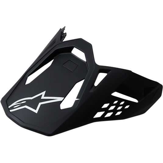 Alpinestars Visor for S-M10/S-M8 Solid Helmets - Black Matte Carbon