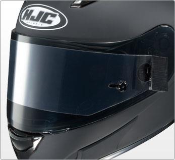 Hjc HJ-09 Flat Shield with TO Posts - Anti Fog Dark Smoke