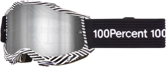 100% Accuri 2 Goggles (One Size Fits Most, Samba / Mirror Silver Lens)