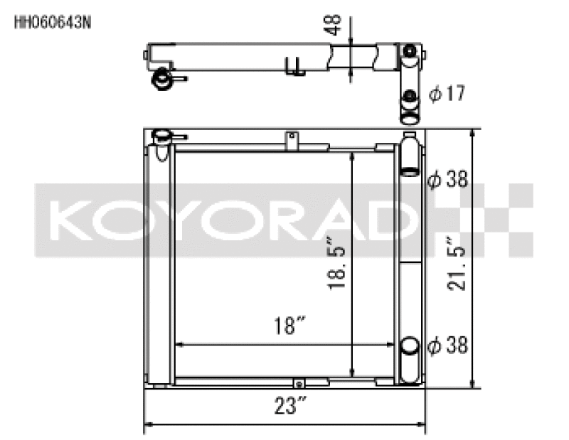 Load image into Gallery viewer, Koyo HH060643N KOY Racing Radiators
