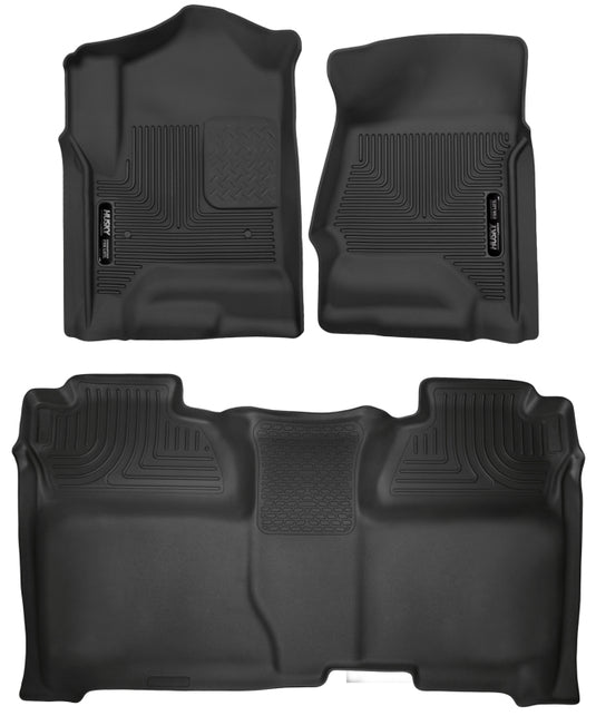 Husky Liners 53908 HL XAC - Front - 2nd Row - Black