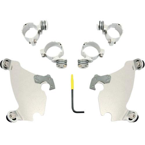 Memphis Shades MEK1981 Trigger-Lock Mount Kit for Gauntlet Fairing - Polished