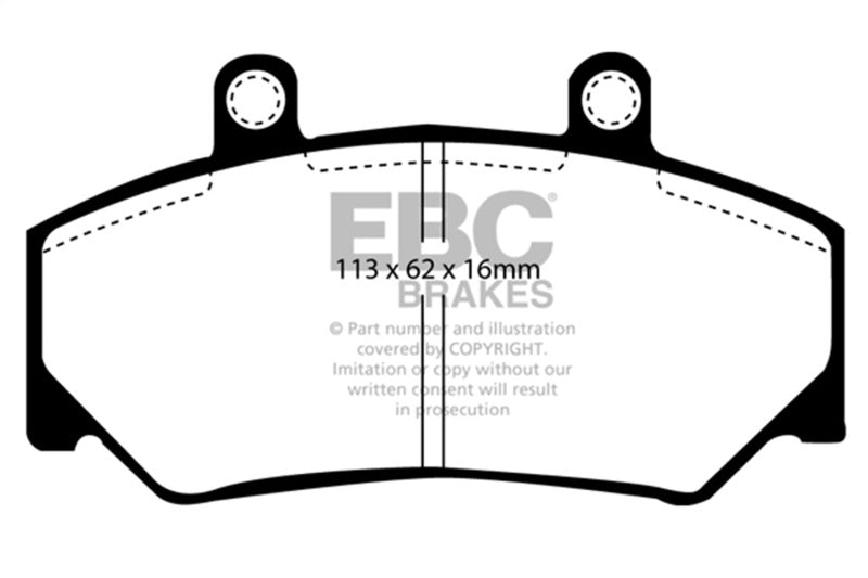 Load image into Gallery viewer, Ebc DP4800R EBC Yellowstuff Brake Pad Sets

