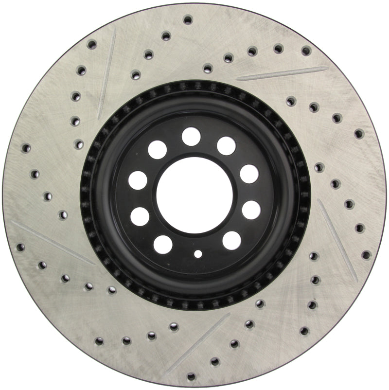 Load image into Gallery viewer, Stoptech 127.33062L ST Slot &amp; Drill Brake Rotors
