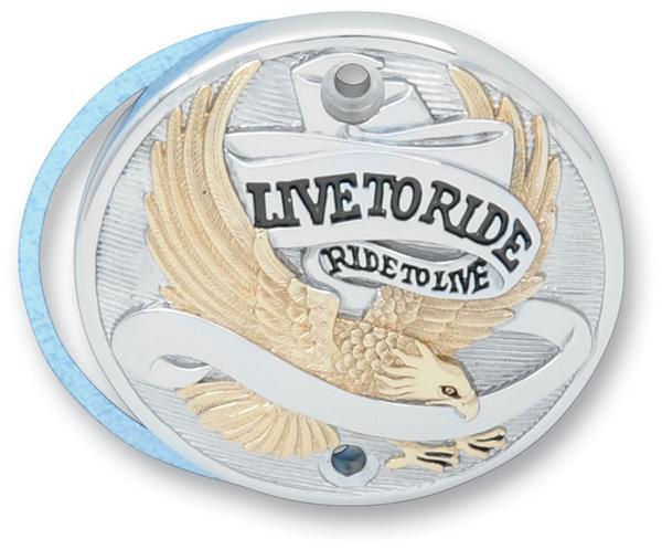Drag Specialties 0940-0844 Live to Ride Points Cover - Gold