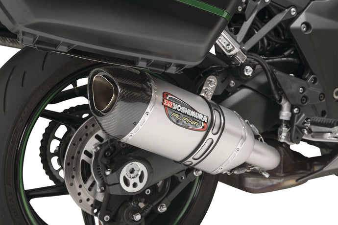 Yoshimura 14161BP520 Alpha Street Series Slip-on - Stainless Steel Muffler