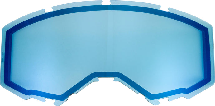 Fly Racing 2019 Non-Vented Dual Lens - Sky Blue Mirror/ Blue