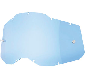 100% 59077-00002 Lens for Racecraft 2/Accuri 2/Stratus 2 Goggles - Blue