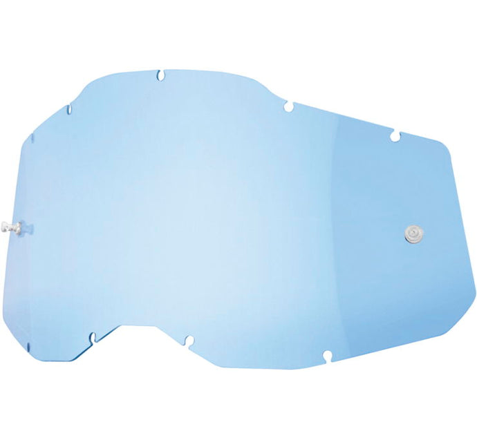 100% Lens for Racecraft 2/Accuri 2/Stratus 2 Goggles - Blue