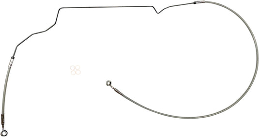 Magnum SSC1419-31 XR Stainless Dot Brake Line Kit - Stock / +2in. - Stainless with Chrome Fittings