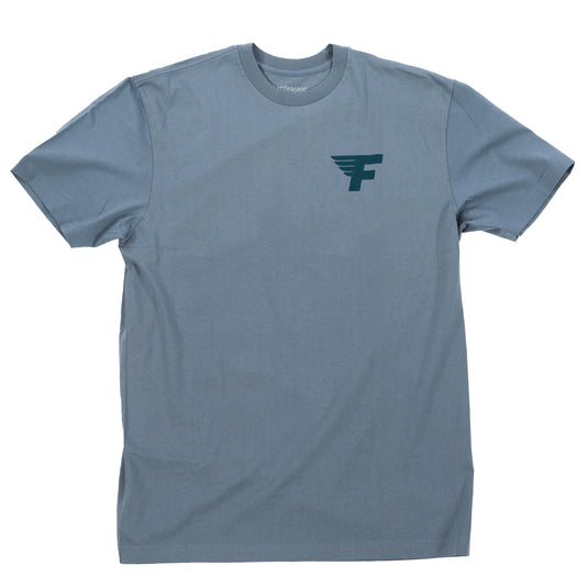 Fasthouse Fast Cycles SS T-Shirt (Small, Denim)