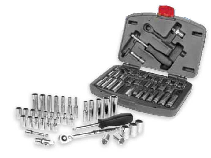 Performance Tools W36905 36 Piece 1/4in. Drive Mechanics Socket Set