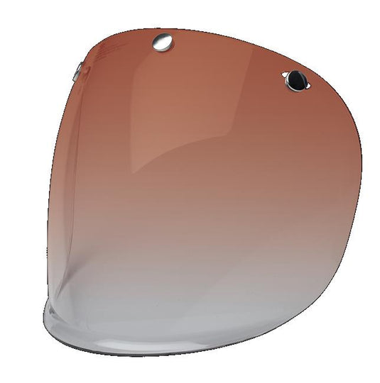 Bell Helmets 3-Snap Shield for Custom 500 Helmets - Amber Gradient