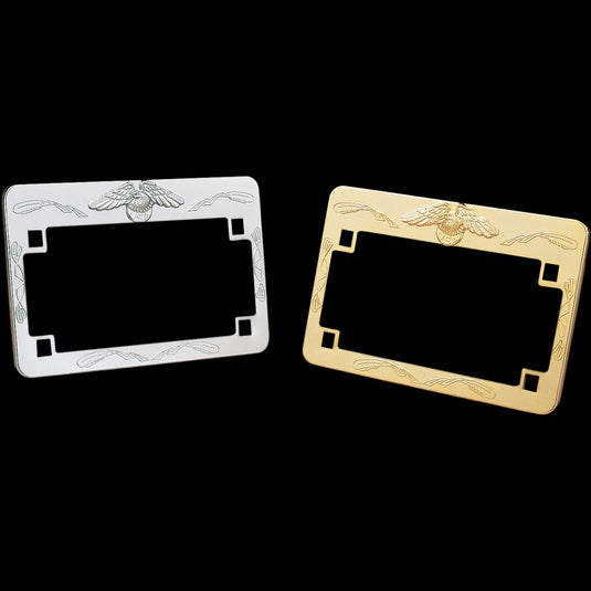 Emgo 86-42650 Eagle License Plate Frame - Gold