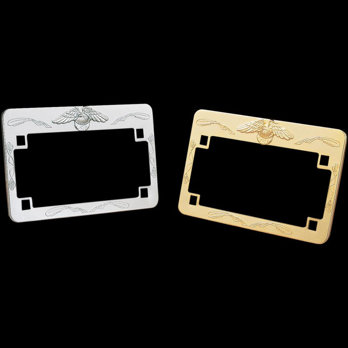 Emgo 86-42630 Eagle License Plate Frame - Chrome