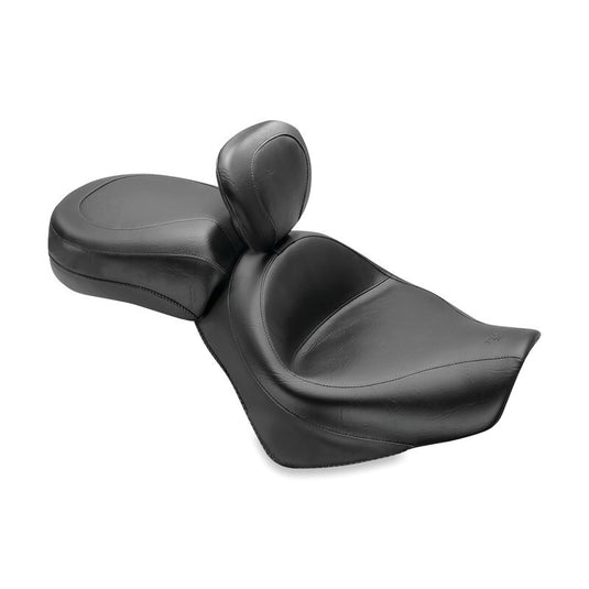 Mustang Motorcycle 79471 MMP 2 Piece Seat with Driver Backrest Original