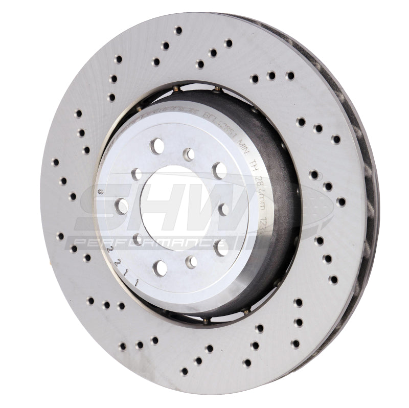 Load image into Gallery viewer, Shw Performance BFL42851 SHW Drilled Lightweight Rotors
