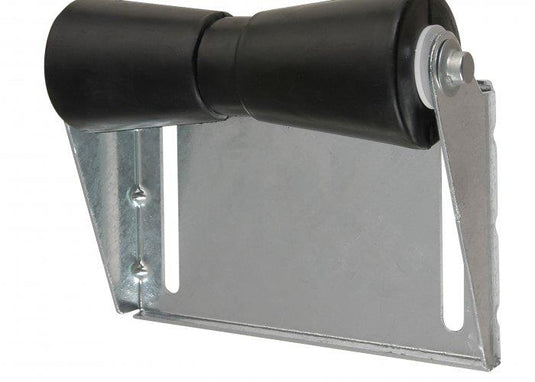 C.E. Smith 10404G Roller Bracket Assemblies - 10in. Keel - Black Rubber