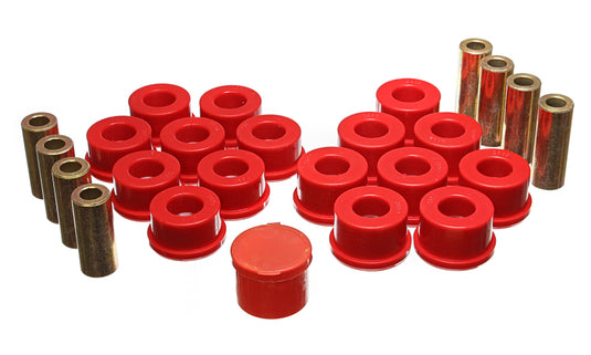 Energy Suspension 2.3109R ES Cntrl Arm Bushings - Red