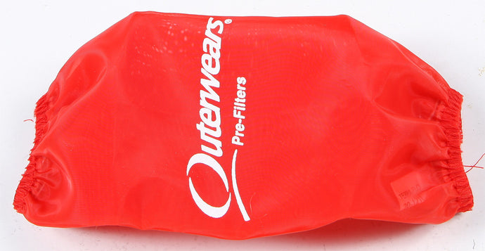 Outerwears 20-1008-03 Pre-Filter for K&N HA-4099 Filter - Red