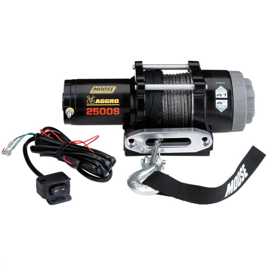 Moose Utility 104307 2,500-lb. Aggro Winch with Synthetic Rope