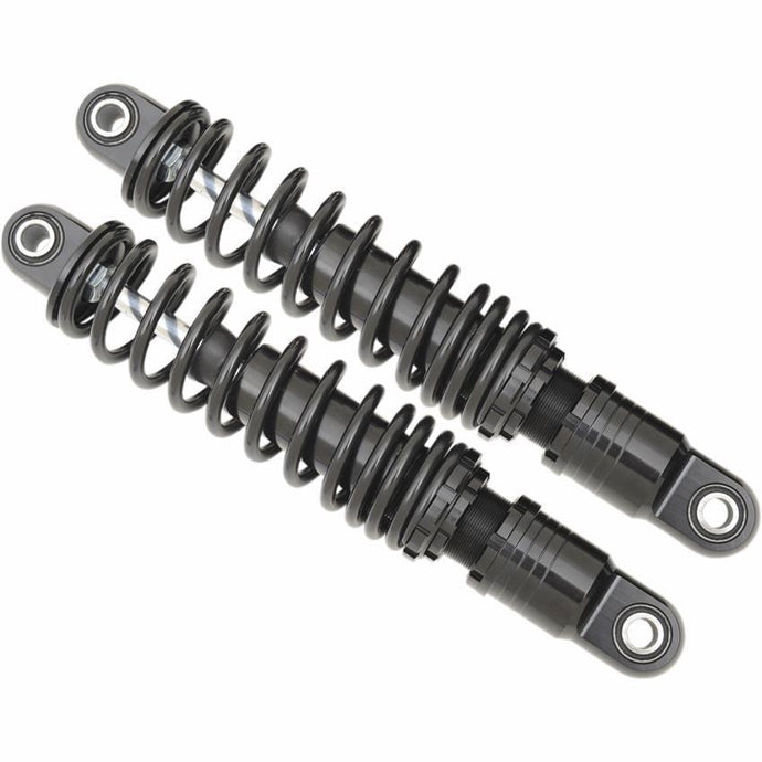 Drag Specialties 1310-1200 Ride-Height Adjustable Shocks - 12in. - Black