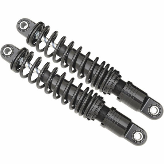 Drag Specialties 1310-1200 Ride-Height Adjustable Shocks - 12in. - Black
