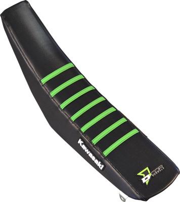 DCOR 30-20-454 Factory Reinforced Seat Cover - Black/Green Ribs