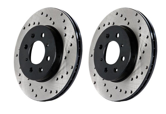 Stoptech 128.34144L ST Drilled Sport Brake Rotors