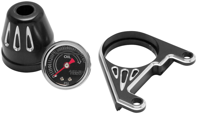 Arlen Ness 15-668 Oil Pressure Gauge Kit - Deep Cut