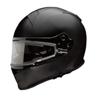 Z1R Warrant Solid Snow Helmet with Electric Shield Flat Black Black