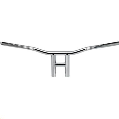 Biltwell Inc. 6238-1053 1in. Tyson XL 8in. Slotted Handlebar - Chrome