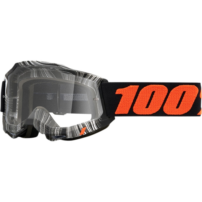 Black/Orange / Clear Lens