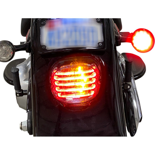 Custom Dynamics PB-TL-INT-NW-S Probeam Low Profile LED Taillights with Integrated Turn Signals - No Window - Smoke Lens