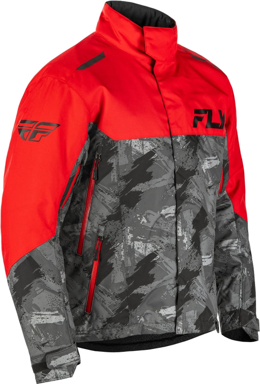 Fly Racing SNX Pro Jacket (Medium, Black/Red)