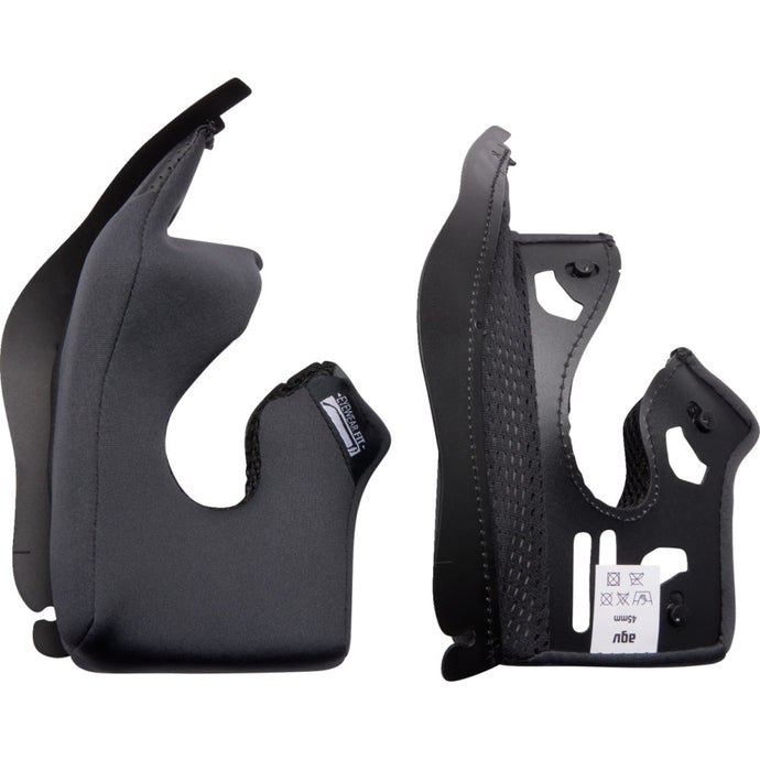 Agv Cheek Pads for K-3 Helmets - 35mm - Gray/Black