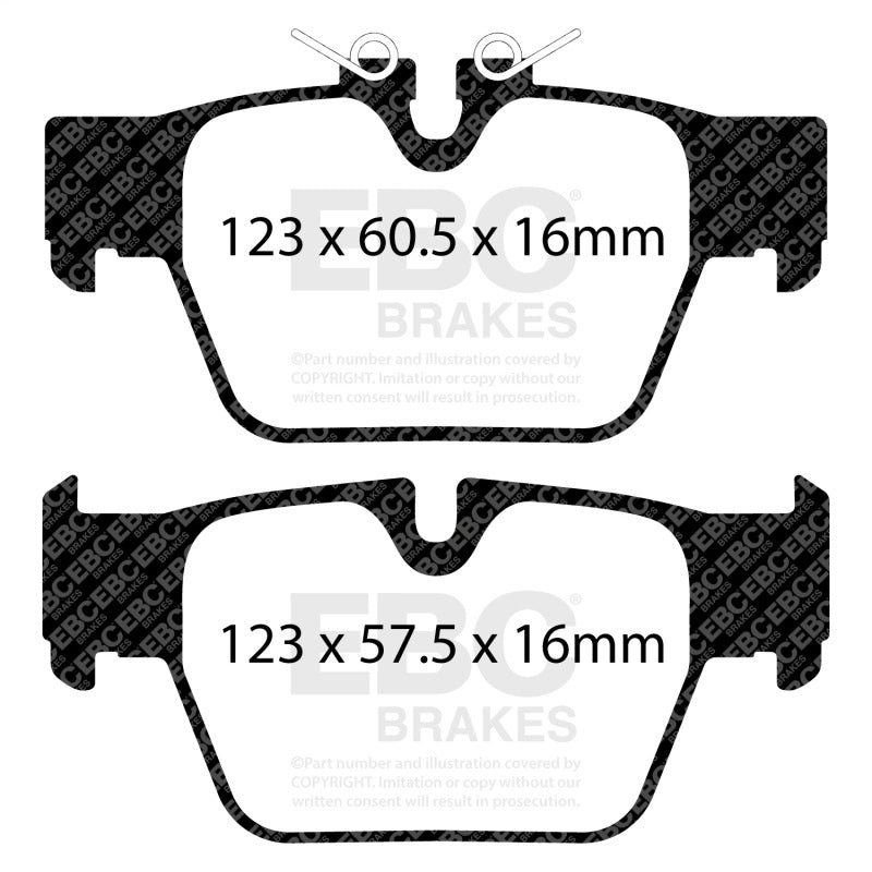 Load image into Gallery viewer, Ebc DP42394R EBC Yellowstuff Brake Pad Sets

