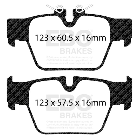 Ebc DP42394R EBC Yellowstuff Brake Pad Sets