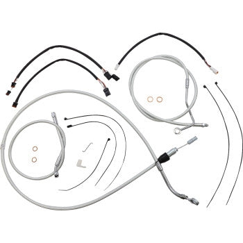 Magnum 3871171 Sterling Chromite Handlebar Installation Kit for 12in-14in. Ape